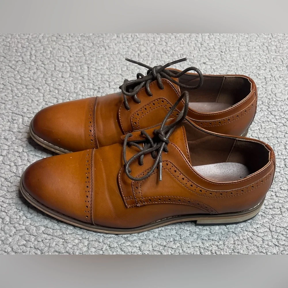 Stacy‎ Adams Dickinson Cap Toe Oxford Brown Men’s Size 5 M